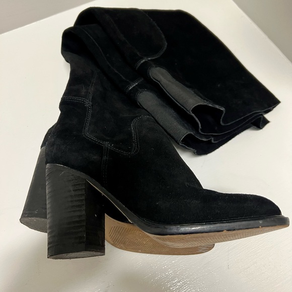 Kelsi Dagger Brooklyn Logan Over The Knee  Suede Boots - Picture 9 of 12